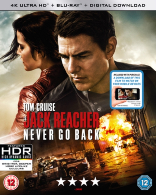 Jack Reacher - Never Go Back 2016 Blu-ray / 4K Ultra HD + Blu-ray + Digital Download - Volume.ro