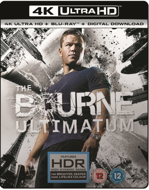 The Bourne Ultimatum 2007 Blu-ray / 4K Ultra HD + Blu-ray (Red Tag) - Volume.ro