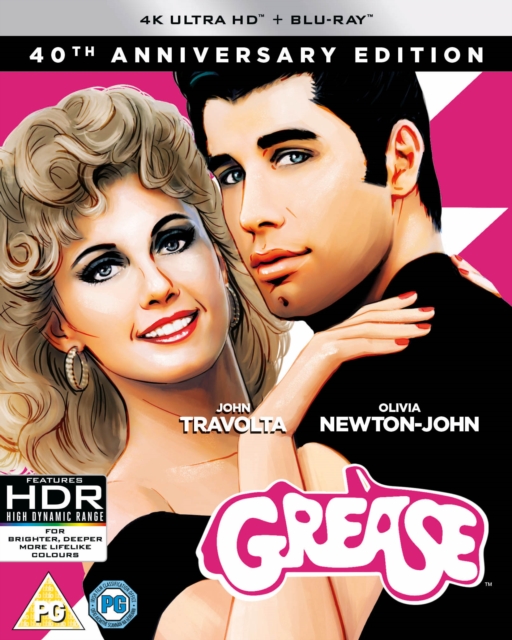 Grease 1978 Blu-ray / 4K Ultra HD + Blu-ray (40th Anniversary) - Volume.ro