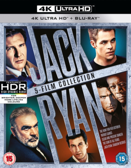 Jack Ryan: 5-film Collection 2013 Blu-ray / 4K Ultra HD + Blu-ray - Volume.ro