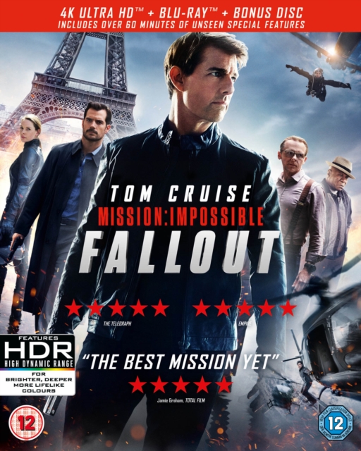 Mission: Impossible - Fallout 2018 Blu-ray / 4K Ultra HD + Blu-ray - Volume.ro