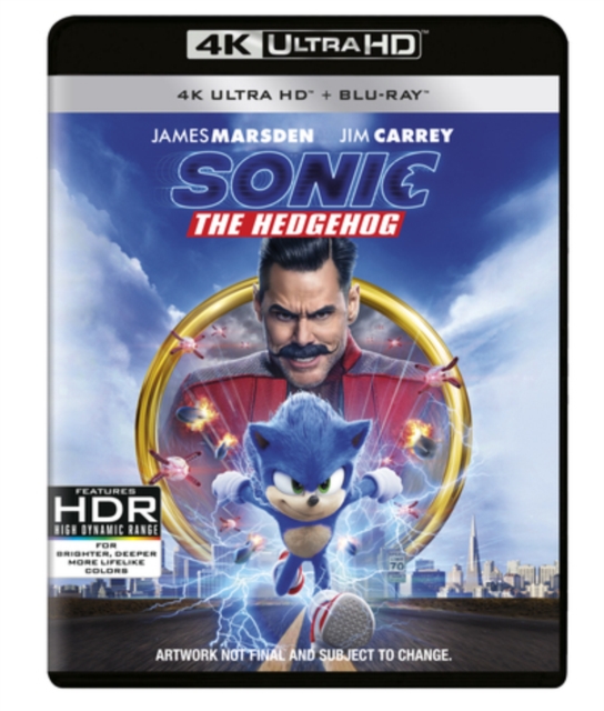Sonic the Hedgehog 2020 Blu-ray / 4K Ultra HD + Blu-ray - Volume.ro