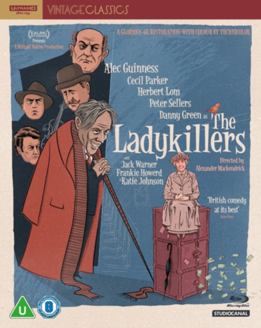 The Ladykillers 1955 Blu-ray / 4K Ultra HD + Blu-ray + DVD + CD (Collector's Edition) - Volume.ro