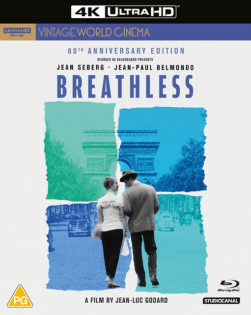 Breathless 1960 Blu-ray / 4K Ultra HD + Blu-ray (60th Anniversary) - Volume.ro