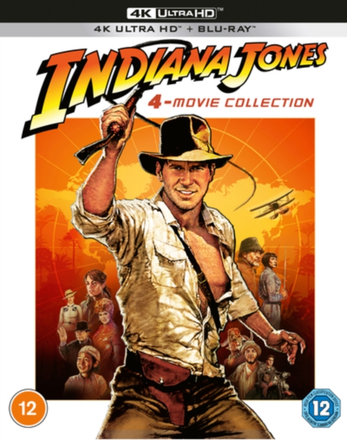 Indiana Jones: The Complete Collection 2008 Blu-ray / 4K Ultra HD + Blu-ray (Boxset) - Volume.ro