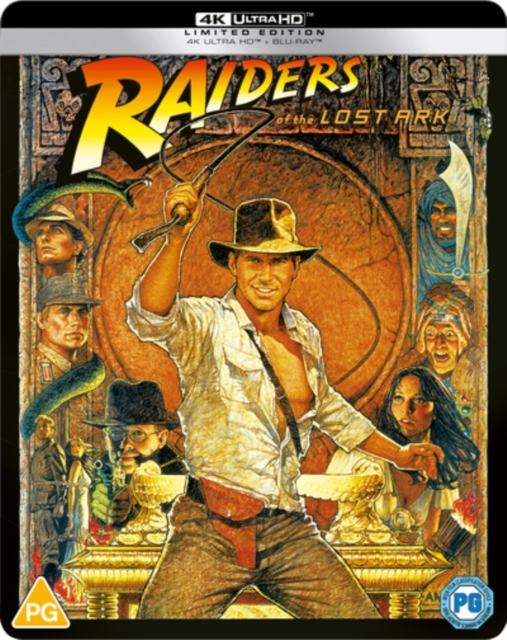 Indiana Jones and the Raiders of the Lost Ark 1981 Blu-ray / 4K Ultra HD + Blu-ray (Limited Edition Steelbook) - Volume.ro