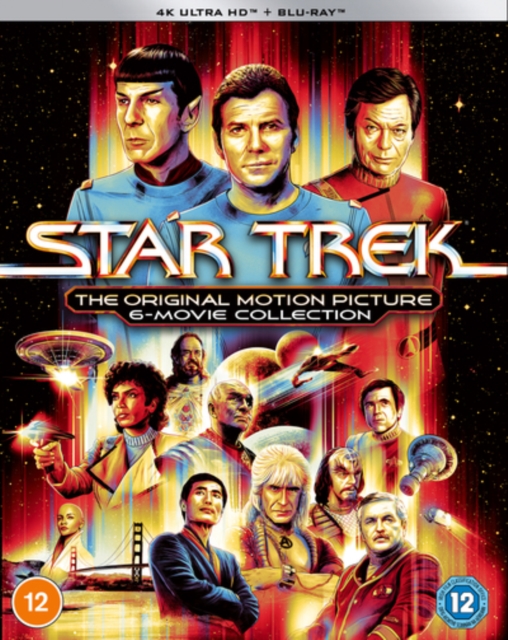 Star Trek: The Movies 1-6 1991 Blu-ray / 4K Ultra HD + Blu-ray (Boxset) - Volume.ro