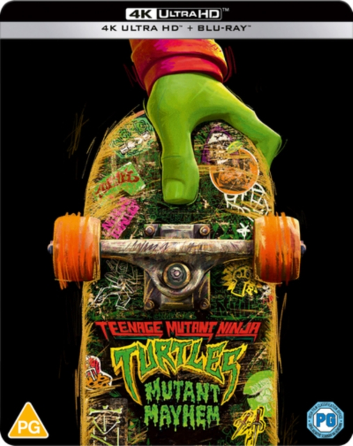 Teenage Mutant Ninja Turtles: Mutant Mayhem 2023 Blu-ray / 4K Ultra HD + Blu-ray Steelbook - Volume.ro