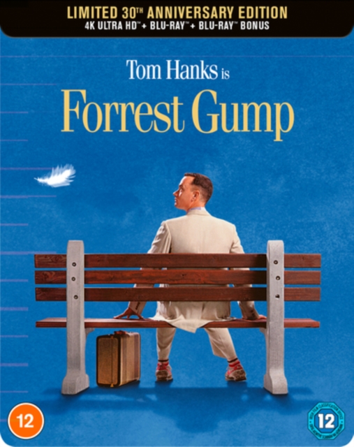 Forrest Gump 1994 Blu-ray / 4K Ultra HD + Blu-ray (30th Anniversary Ltd Edition Steelbook) - Volume.ro
