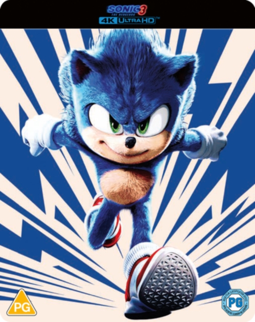 Sonic the Hedgehog 3 2024 Blu-ray / 4K Ultra HD (Steelbook) - Blue Edition - Volume.ro