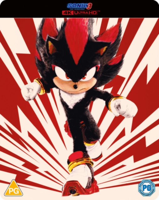 Sonic the Hedgehog 3 2024 Blu-ray / 4K Ultra HD (Steelbook) - Red Edition - Volume.ro
