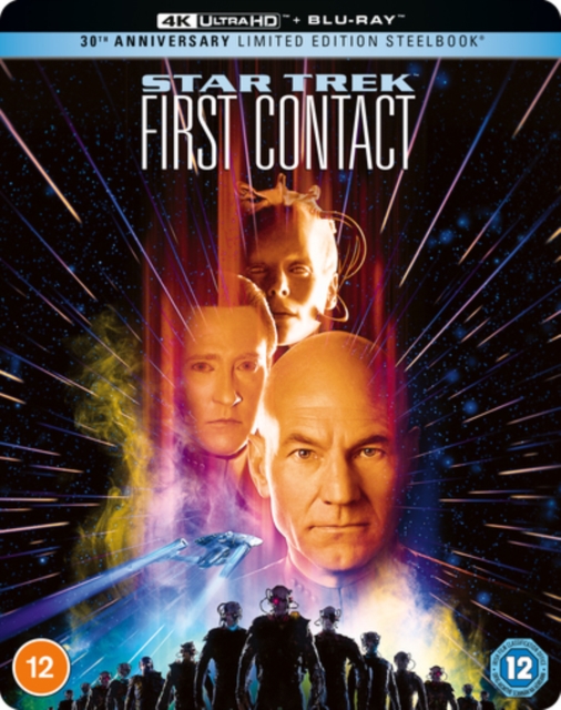 Star Trek VIII - First Contact 1996 Blu-ray / 4K Ultra HD + Blu-ray (30th Anniversary Ltd Edition Steelbook) - Volume.ro