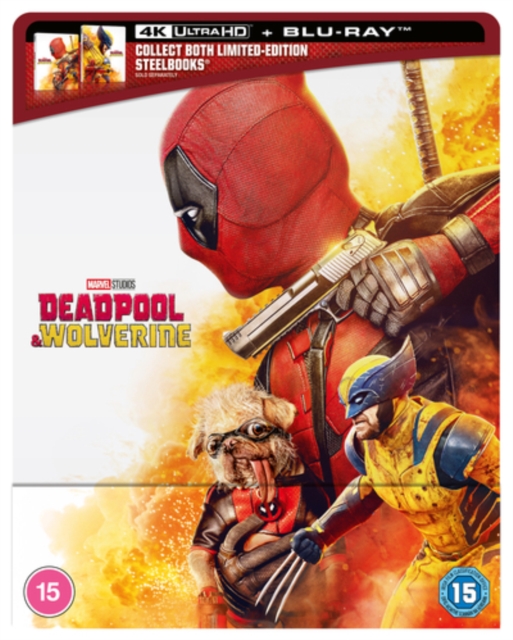 Deadpool & Wolverine 2024 Blu-ray / 4K Ultra HD + Blu-ray (Limited Edition Steelbook) - Volume.ro