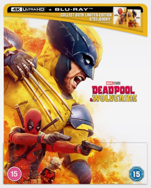 Deadpool & Wolverine 2024 Blu-ray / 4K Ultra HD + Blu-ray (Limited Edition Steelbook) - Volume.ro