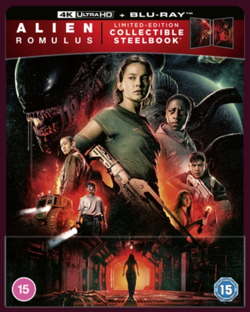 Alien: Romulus 2024 Blu-ray / 4K Ultra HD + Blu-ray (Limited Edition Steelbook) - Volume.ro