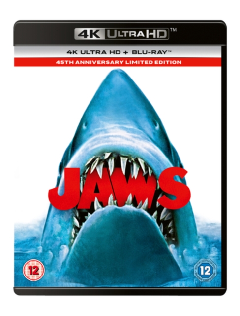 Jaws 1975 Blu-ray / 4K Ultra HD + Blu-ray (45th Anniversary Limited Edition) - Volume.ro