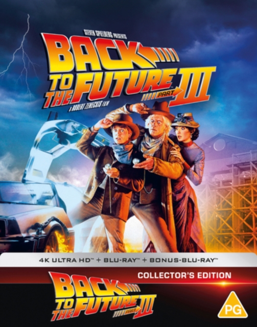 Back to the Future: Part III 1990 Blu-ray / 4K Ultra HD + Blu-ray (Collector's Edition Steelbook) - Volume.ro