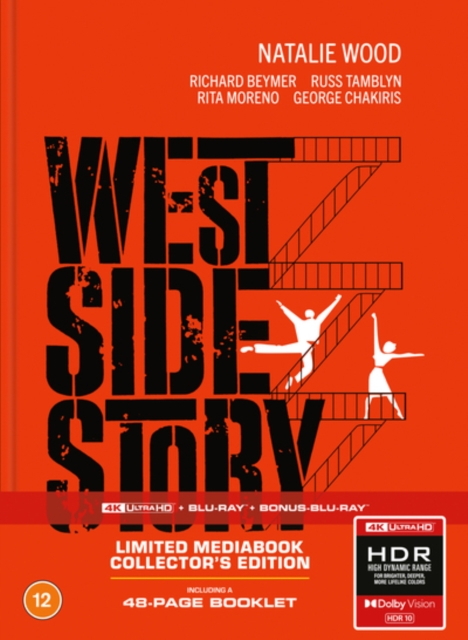 West Side Story 1961 Blu-ray / 4K Ultra HD + Blu-ray (Collector\'s Limited Edition Mediabook) - Volume.ro