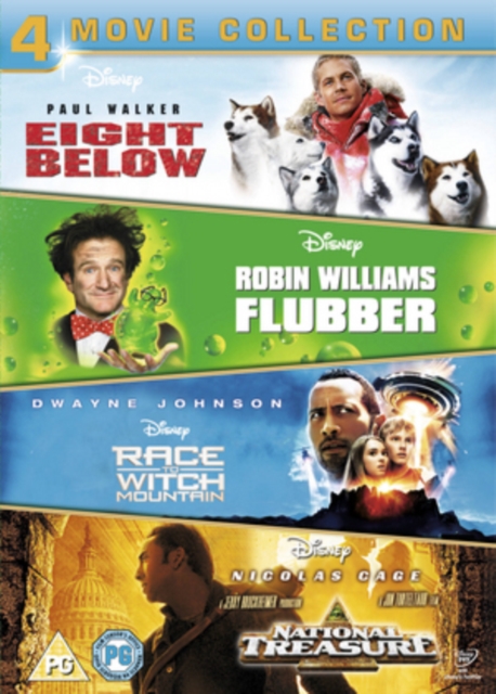 Eight Below/Flubber/Race to Witch Mountain/National Treasure 2009 DVD - Volume.ro